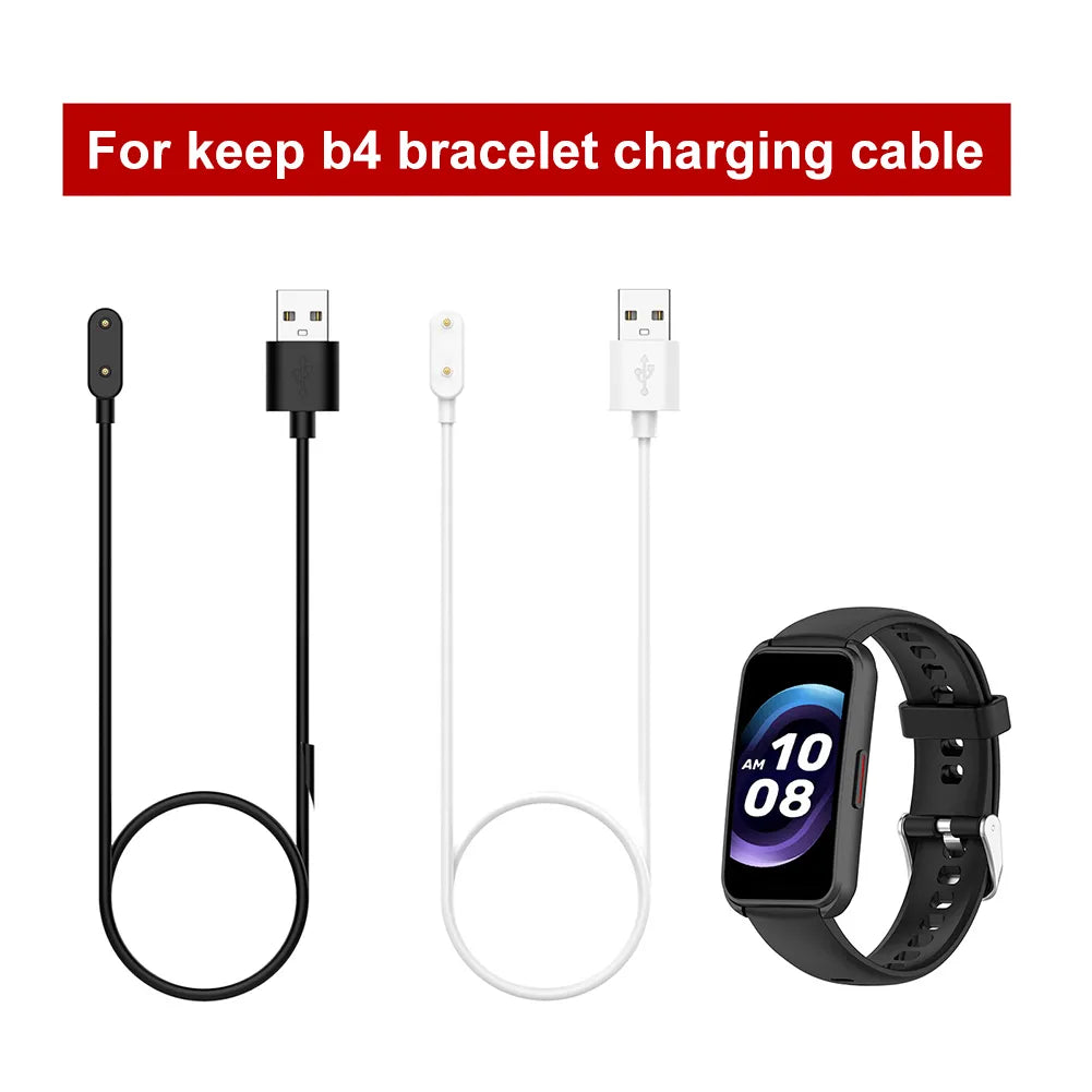 1 Meter USB Charging Cable Power Adapter For keep B4 / Huawei Band 7 6 /Watch Fit / Honor Band 6 Smart Watch Charger Data Wire