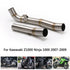 For Kawasaki Z1000 2007 2008 2009 Z1000 Z 1000 07 08 09 Escape Slip-on Motorcycle Exhaust Muffler Middle Link Pipe