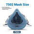 7502 Respirator Mask Protective Mask Industry Painting Spray Dust Gas Mask With 3M 501 5N11 6001CN Chemcial Half face Mask