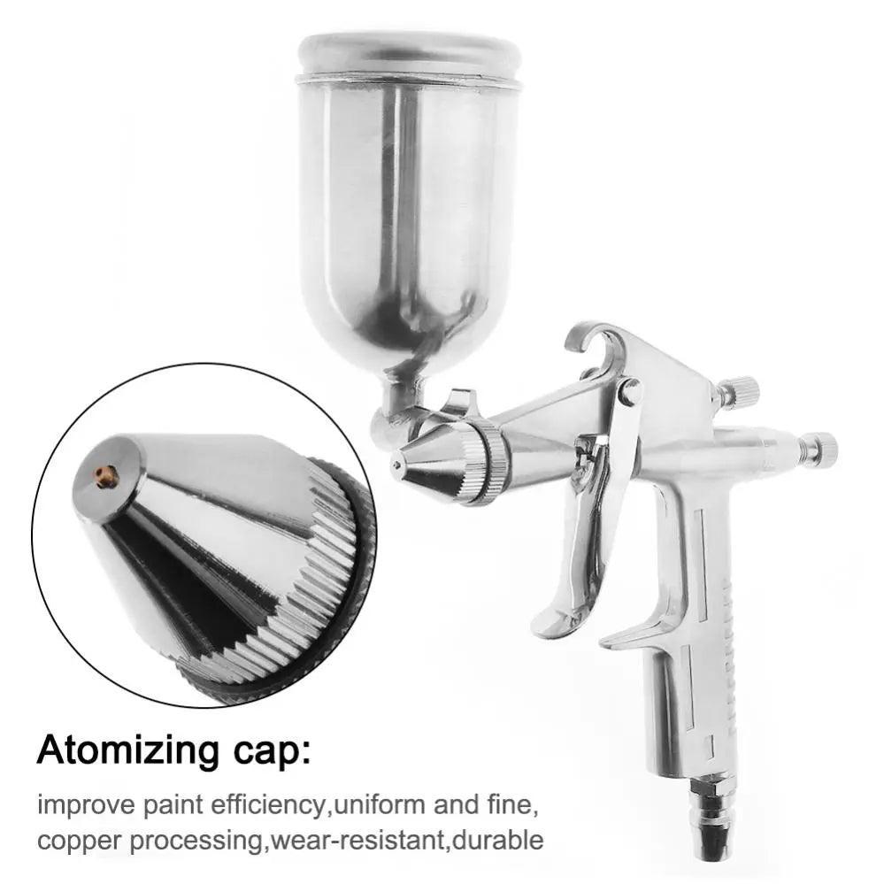 Pneumatic Paint Spray Gun For Home Painting 0.5mm Nozzle Aluminium Alloy Air Spray Paint Gun for Automobile Wood Wall Repair