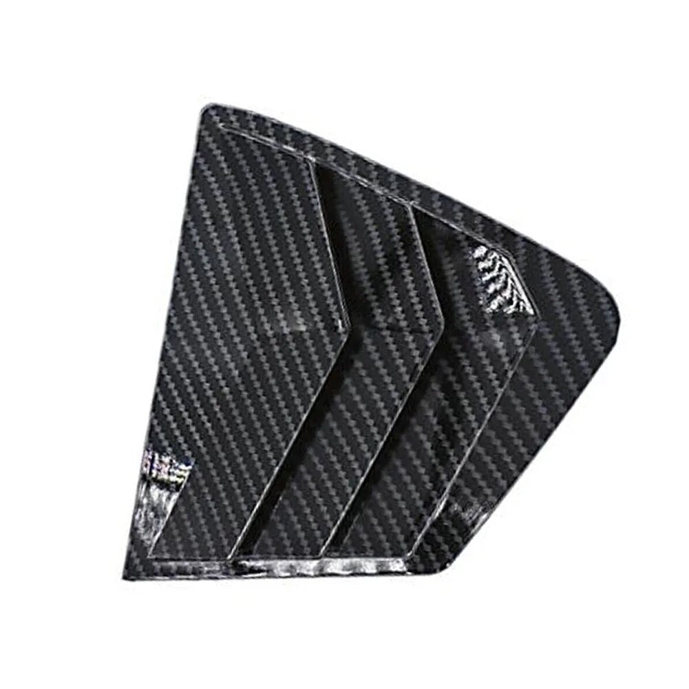 2pcs Car Sides Quarter Glass Vent Louver Shutter Cover Exterior Accessories For Honda Civic 2012 2013 2014 2015