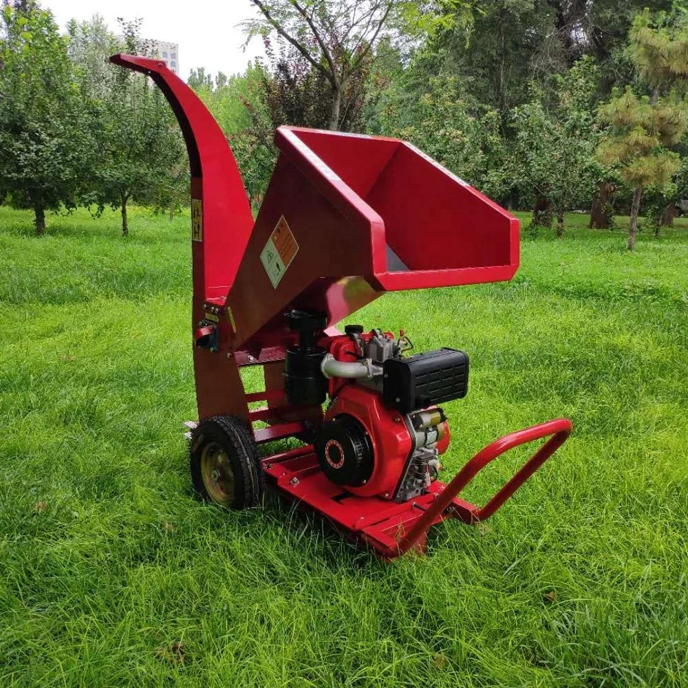 Farm Garden Diesel Engine Tree Shredder Wood Chipper Forestry Machinery Wood Chipper Shredder