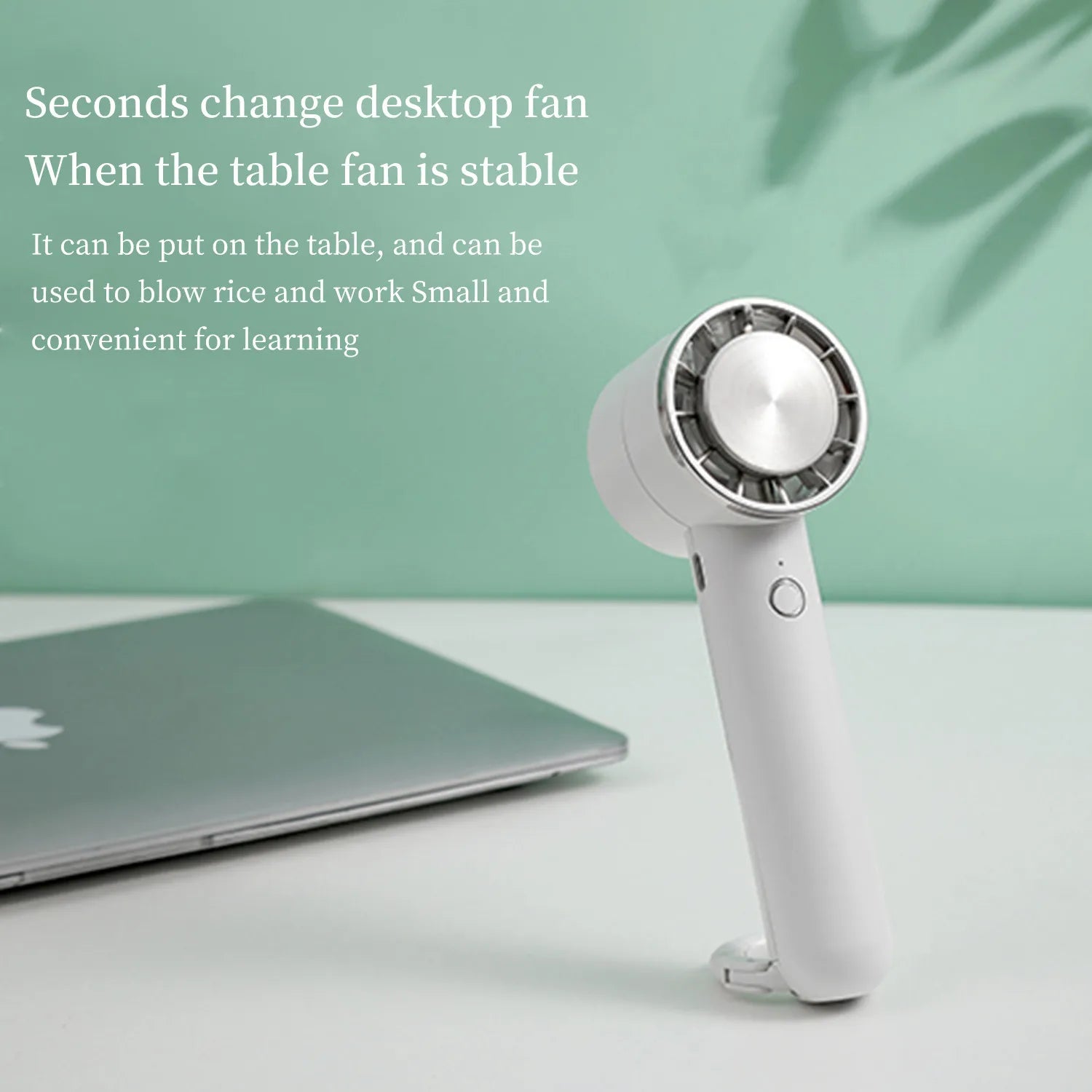 USLION Portable Electric Fan Semiconductor Refrigeration Handheld Fan 2000mAh USB Rechargeable Cooling Fan Air Cooler Outdoor