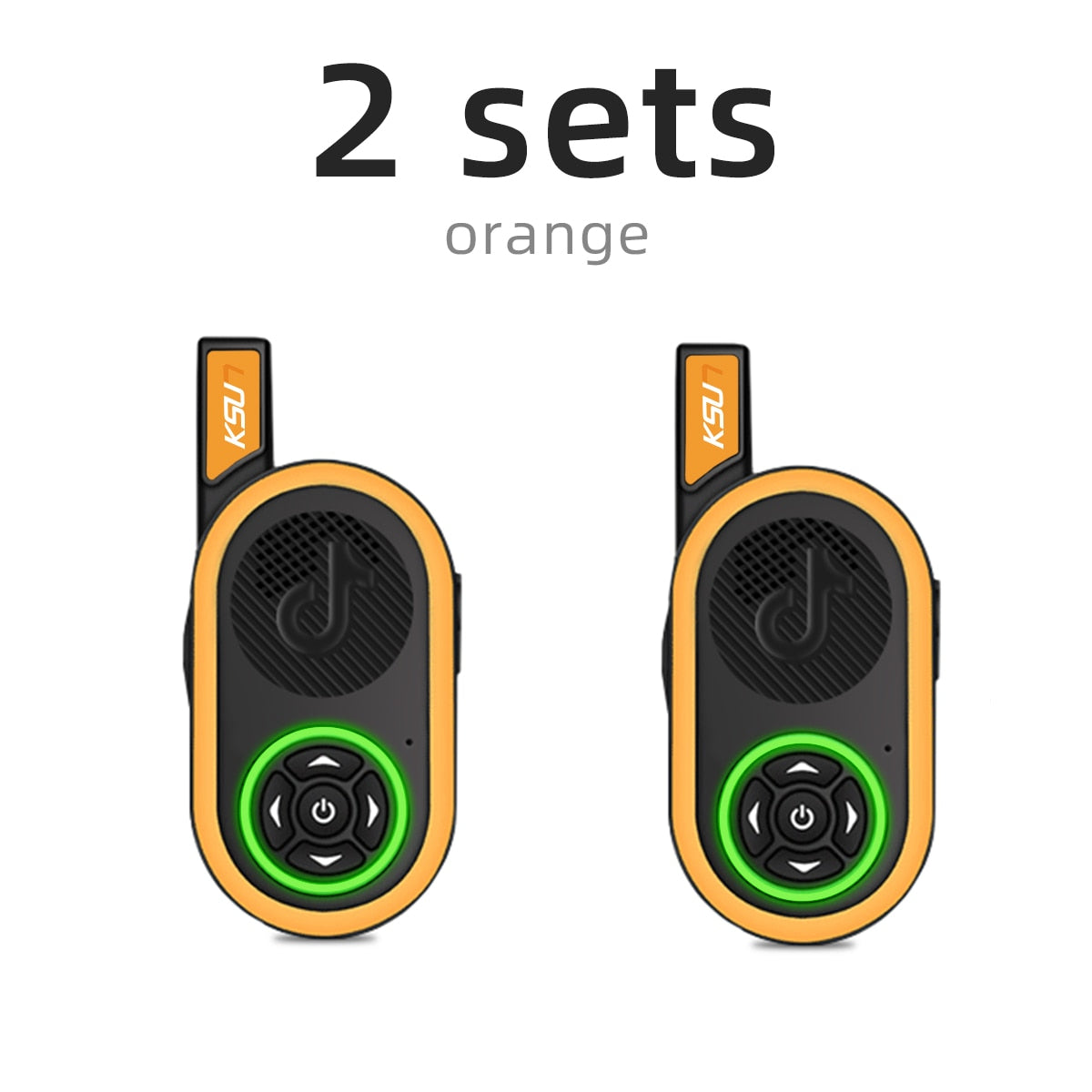2 Pack Walkie Talkies for Kids 2 Way Radios Long Range Adults 4000mAh Rechargeable Battery for Outdoor Camping KSUN X-30-DYB