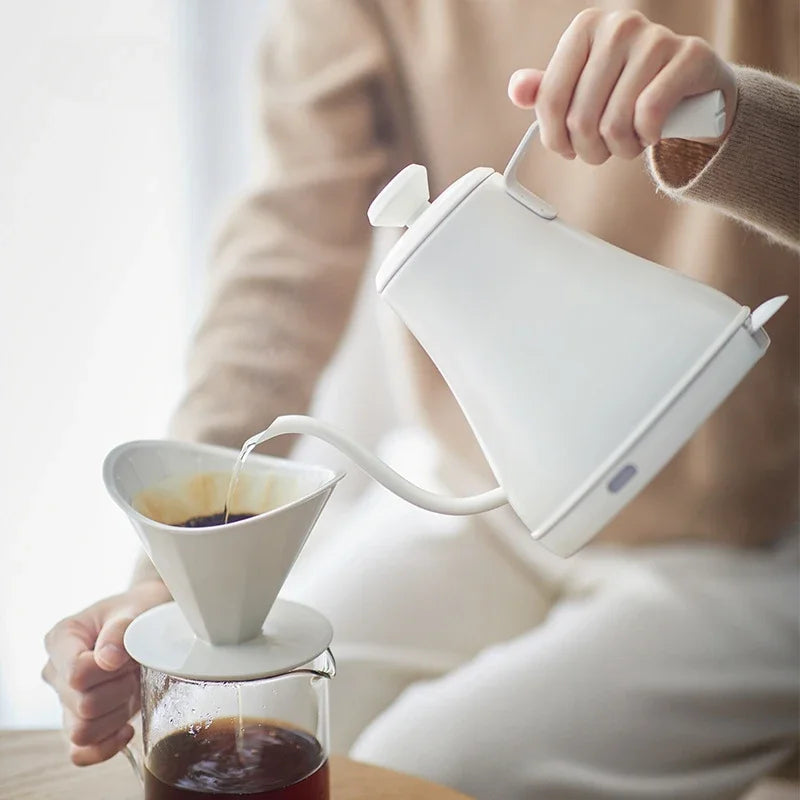 0.8L 220V Electric Espresso Pots Gooseneck Coffee Kettel Hand Brewing Make Tea Portable Moka Pot Coffeeware Teaware Hotel Home