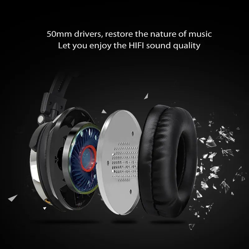 Oneodio Over Ear Headphones Hifi Studio DJ Headphone Wired Monitor Music Gaming Headset Earphone For Phone Computer PC With Mic