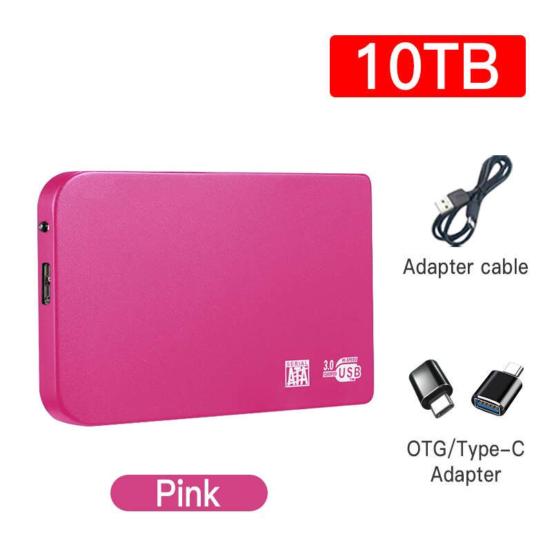 Original Hard Drive Portable SSD 1TB 2TB Solid State External Drive USB3.0 Interface High-speed Hard Disk for Notebook/Desktop