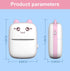 Meow Mini Label Printer Thermal Portable Printers Stickers Paper Inkless Wireless Impresora Portátil 200dpi Android IOS 57mm