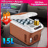 ACCEO Car Small Fridge Portable Mini Fridge 12v Compressor Refrigerator 15L For Cosmetics Home Camping Cooler Travel