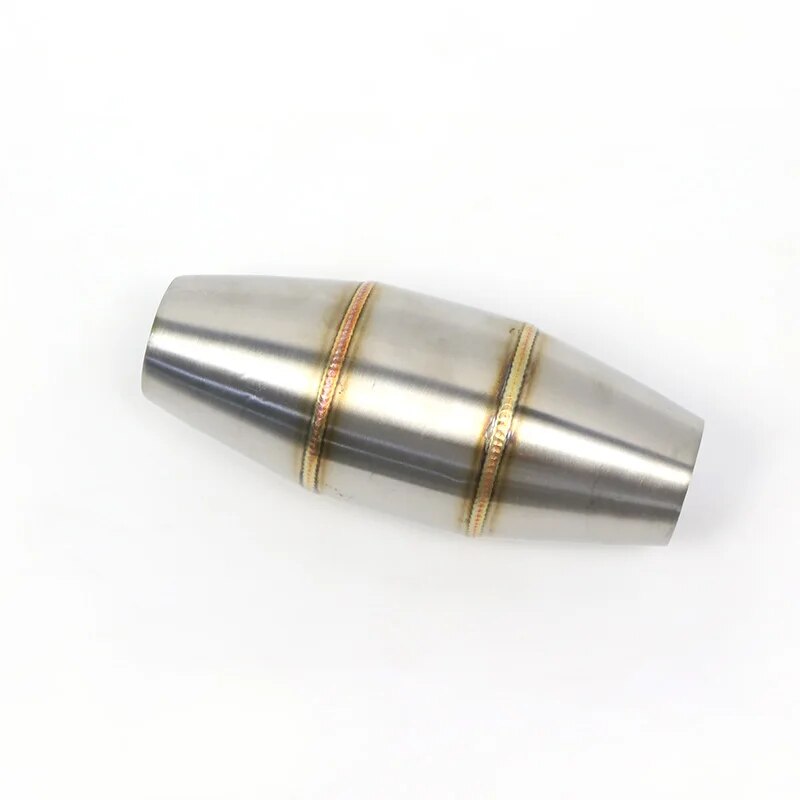 35mm Middle Link Pipe Adapter Noise Sound Eliminator Motorcycle Modified Exhaust Pipe System Catalyst Expansion Chamber Inlet