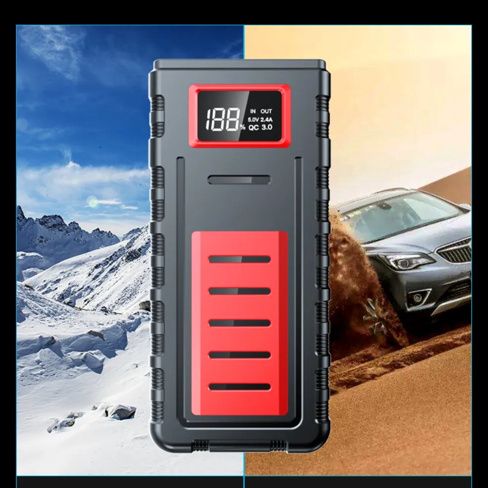 Jump Starter booster 30000mAh Portable Power Bank Charger 12V Auto Starting Device Emergency Car Battery Starter Fast Charging