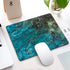 Marble Nordic Style Small Mouse Pad Computer Laptop Mousepad Rectangle Non-slip Rubber Base Deskpad Table Mat Desk Accessories