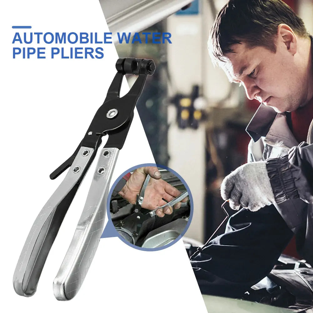 Auto Water Tube Plier Swivel Drive Car Snap Pliers Straight Throat Steel for Automobile Repair Tools for Car Vehicle Accessories