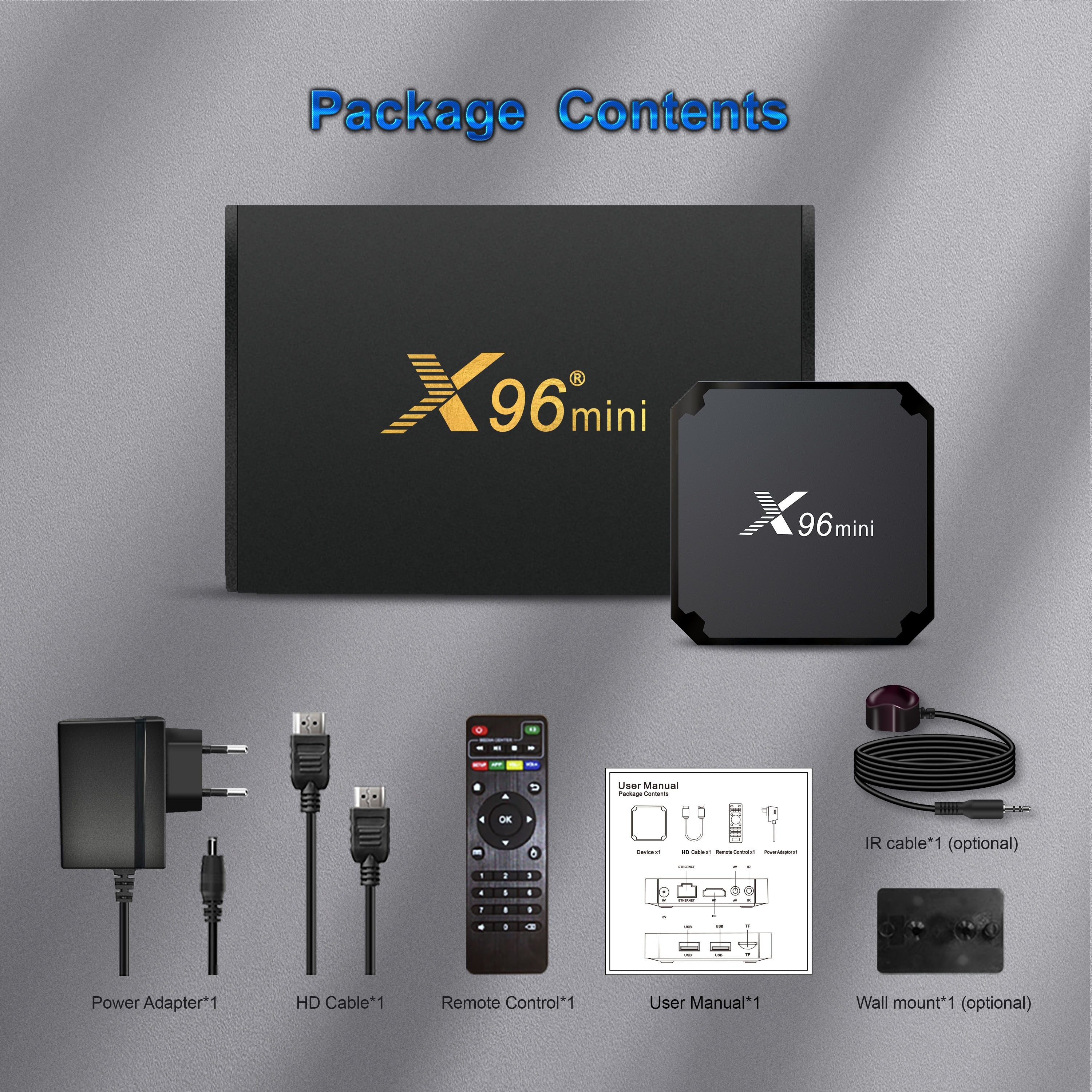 Original X96 Mini Smart TV Box Android 11.0 Amlogic S905W2 2GB 16GB /1GB 8GB AV1 2.4G 5G Wifi 4K HDR Media Player Set Top Box