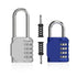 Padlock For Locker Combination 4 Digits Number Combination Lock Splash-proof Anti-corrosion For Toolbox Case Hasp Storage