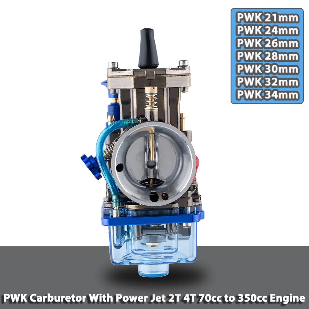 Universal Carburetor PWK 21 24 26 28 30 32 34 Mikuni Carburetors With Fuel Filter Power Jet 2T 4T ATV Motocross Modified Parts