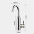 Instant Hot Water Tap Faucet Electric Water Heater Bathroom Kitchen Tankless Instant Hot Water Faucet 3000W 3S Fast heat