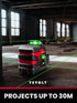 YEVOLT YVGLL4XS12 3-Plane Green Laser Level with 3.6V Li-ion Battery 360 12-Line 3D Self-Leveling Horizontal & Vertical Tools
