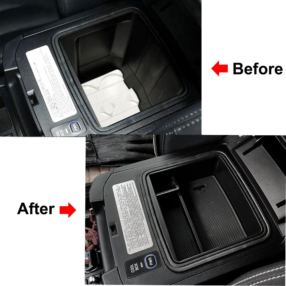 Car Armrest Storage Box Center Console Tray Pallet For Toyota Land Cruiser Prado J120 J150 Lexus GX460 GX470 2004-2019 2020 2021