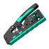 ZoeRax RJ45 Crimping Tool Pass Through, Professional Grade Ethernet Cable Crimper for Cat7 Cat6A Cat6 Cat5E Cat5 Modular Plugs