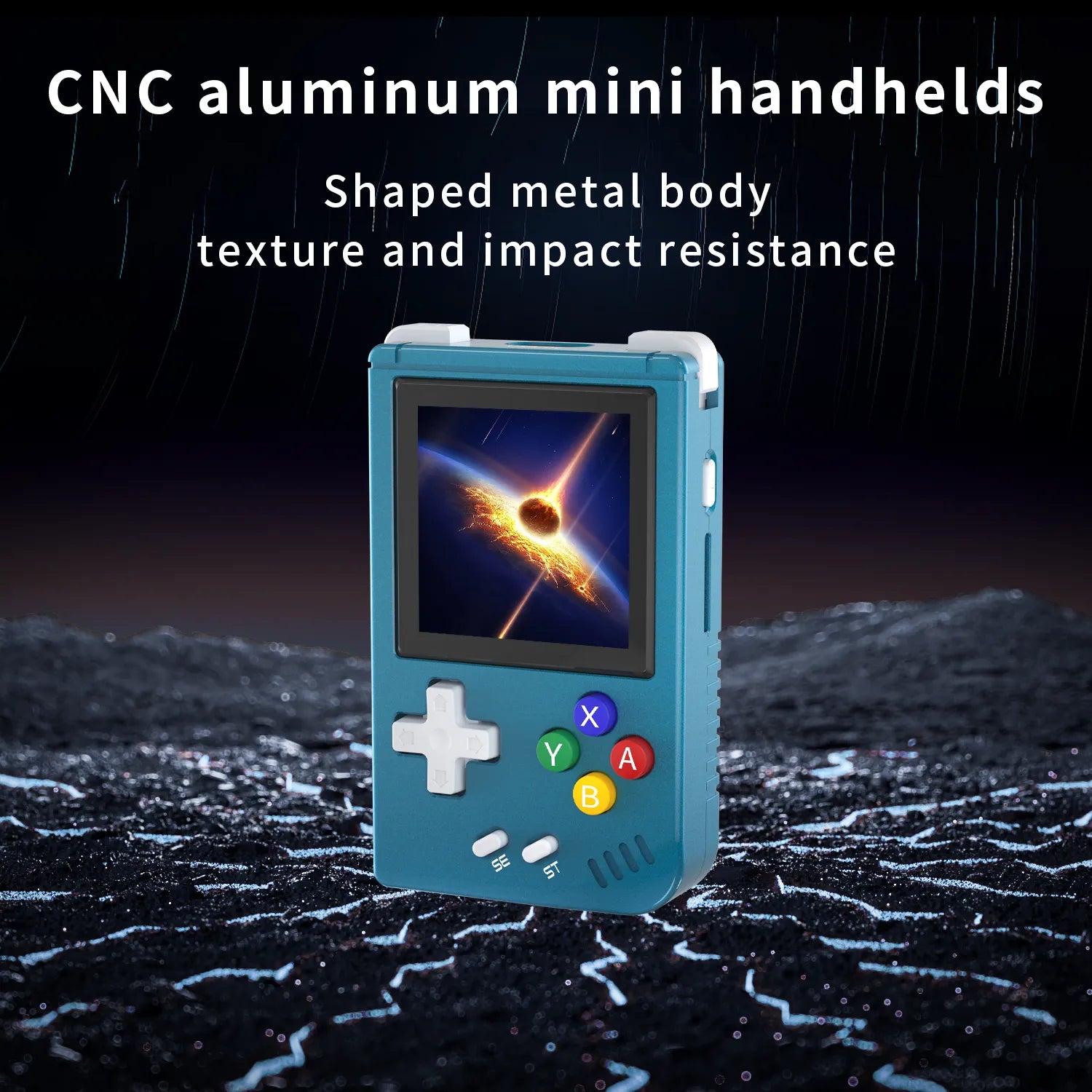 ANBERNIC RG NANO Pocket Mini Handheld Game Player Metal Shell 1.54" IPS Screen Game Console Linux 1050mAh Battery Hi-fi Speaker