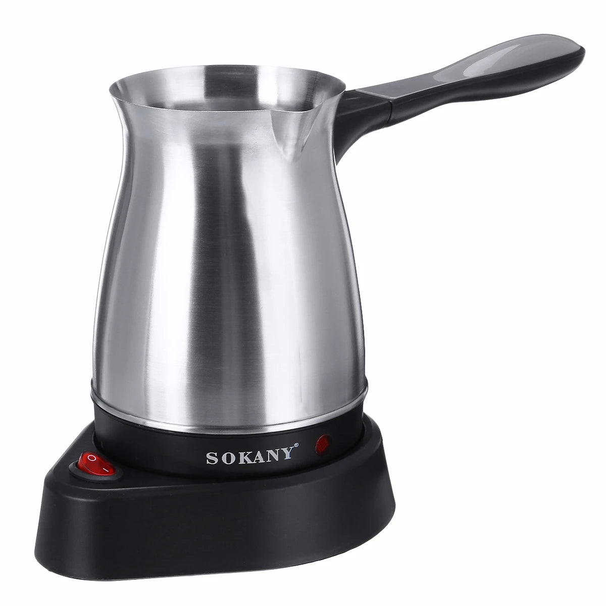 Coffee Make 500ml Stainless Steel Separated Italian Mocha Pot Greek Turkish Electric Coffee Pot Portable Espresso Machine 220V