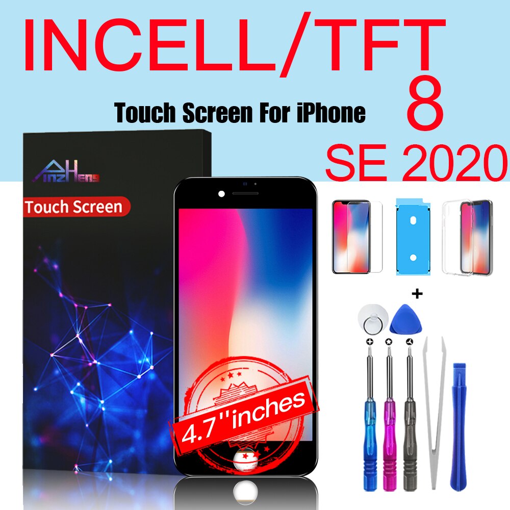 PINZHNEG Original High Quality INCELL LCD OEM For iPhone 6 Display 6S 7 8 PLUS SE 2020 Replacement Screen 10 Years Warranty