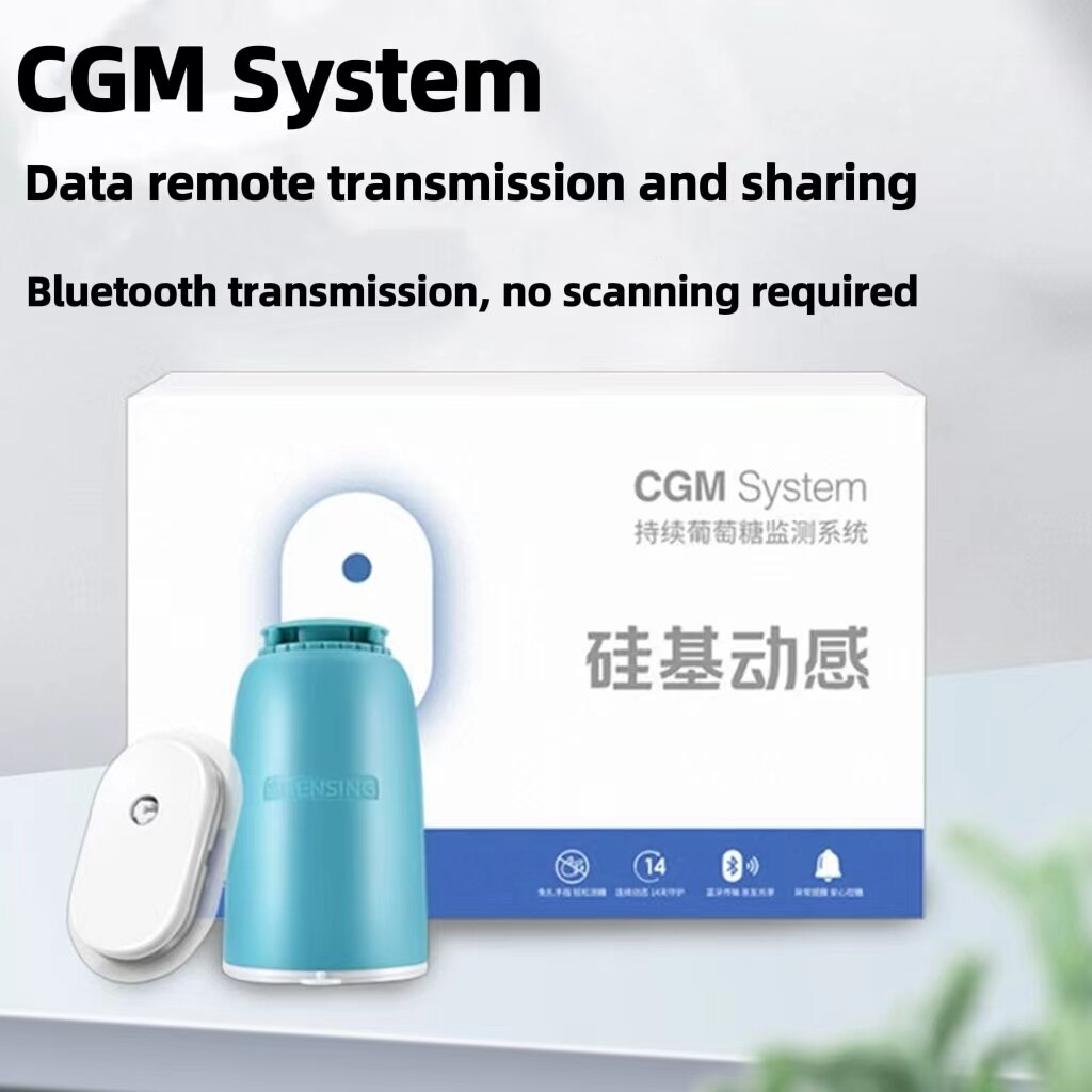 Sibionics Blood Glucose Meter 24h Real Time Monitoring Tester Diabetes Suger Sensor Health Monitors For Home Scanner Finger-Free