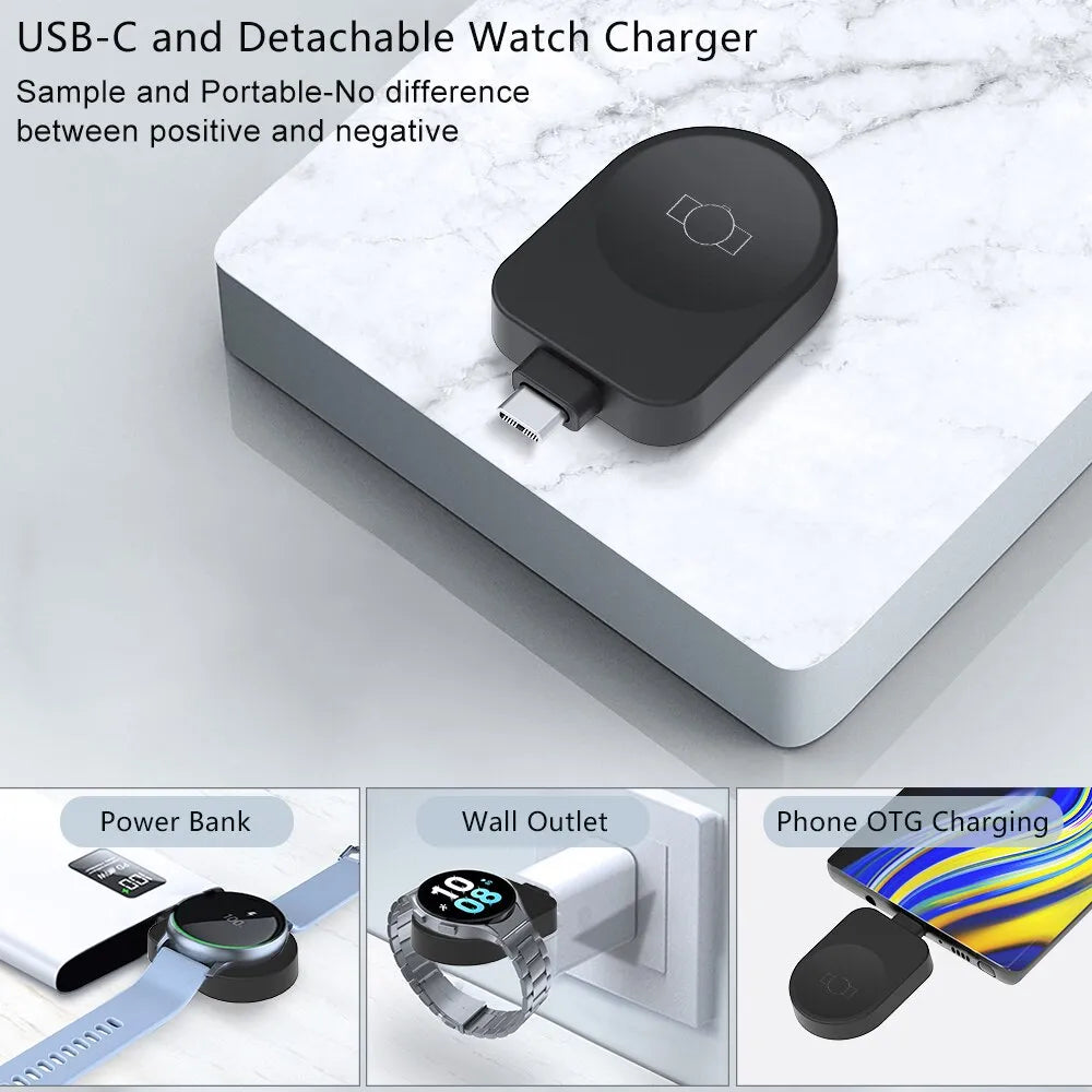 Wireless Chargers 3 in 1 For Galaxy Watch 5 Pro Fast Charging Station For Samsung Galaxy Watch 4 S23 S22 Charger Stand