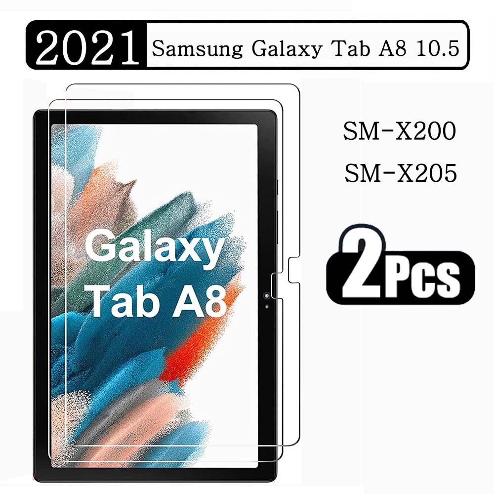 Tempered Glass For Samsung Galaxy Tab A8 10.5 2021 SM-X200 SM-X205 X200 X205 Anti-Scratch Tablet Screen Protector Film