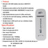 DNXT 4G LTE Wireless USB Dongle Mobile Broadband 150Mbps Network 5G Modem Stick Sim Card Hotspot Pocket WiFi Router  For Laptop