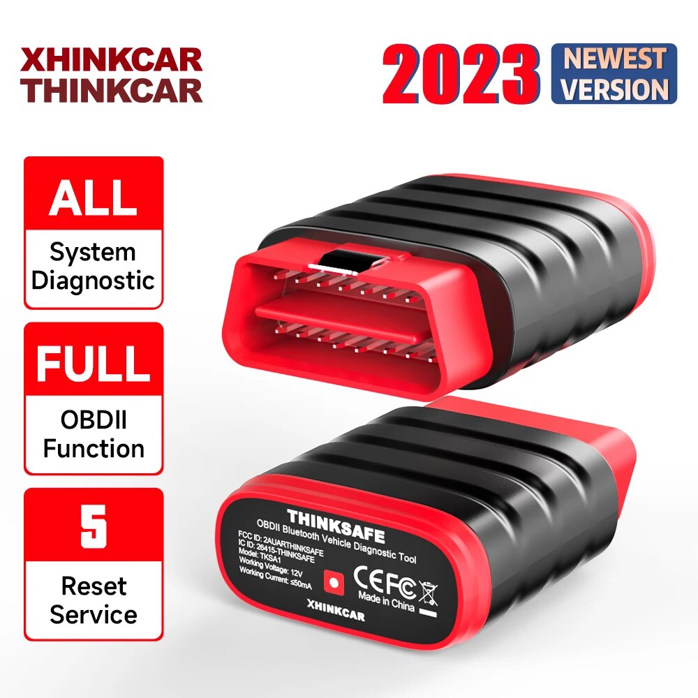 Thinkcar Thinksafe OBD2 Bluetooth Scanner Code Reader Car All System Scan 5 Reset OBD 2 Auto Diagnostic Tools PK Thinkdiag