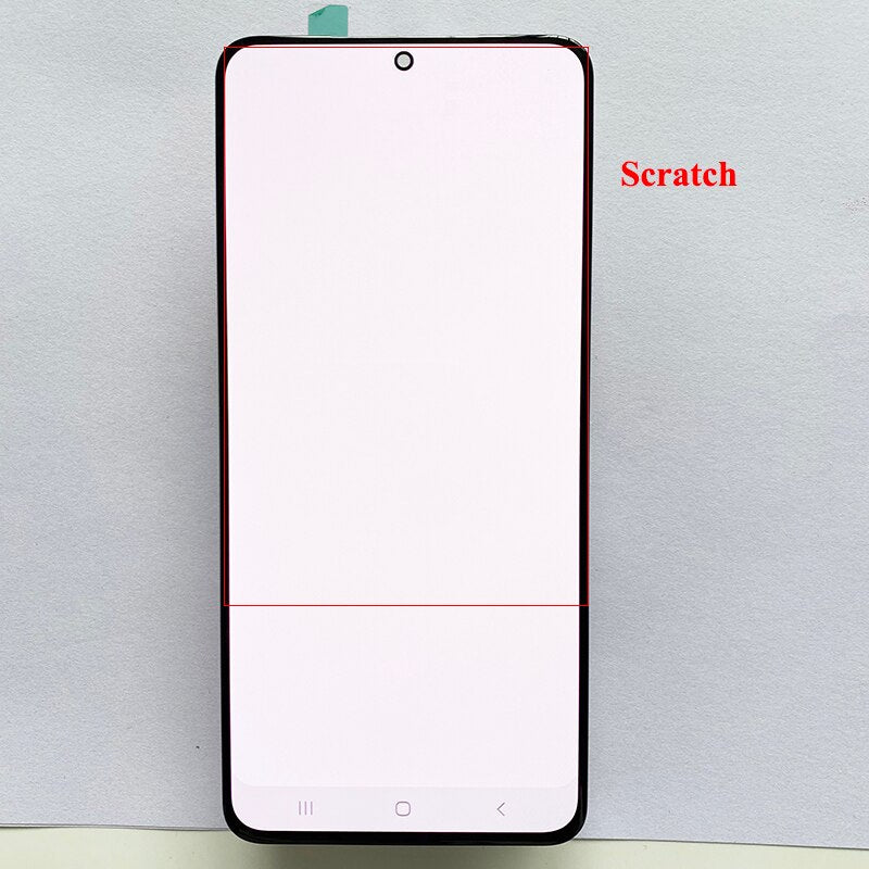 Original LCD For Samsung Galaxy S21 5G G990F G991F G991U G991B/DS Lcd Display Touch Screen 6.2'' With Frame With Dead Pixel