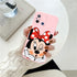 For Redmi 12 C Redmi12C 6.71'' Case Lovely Disney Mickey Mouse Minne Silicone Cover For Xiaomi Redmi 12C Matte Soft Funda Bumper