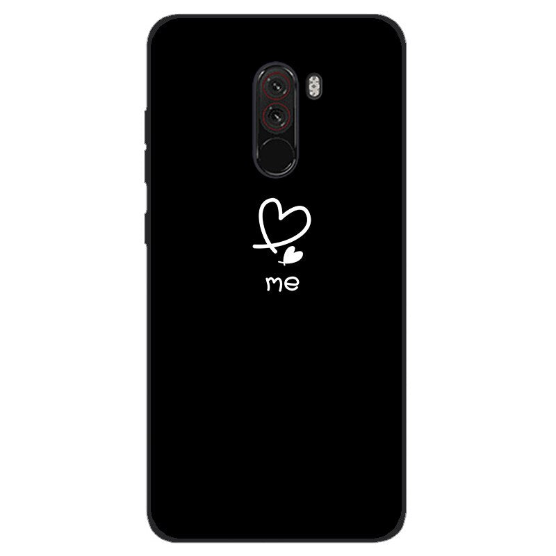 For xiaomi mi pocophone f1 Case Silicon Back Cover Phone Case for xiaomi poco F1 Cases Pocofone F1 6.18 inch Soft bumper coque