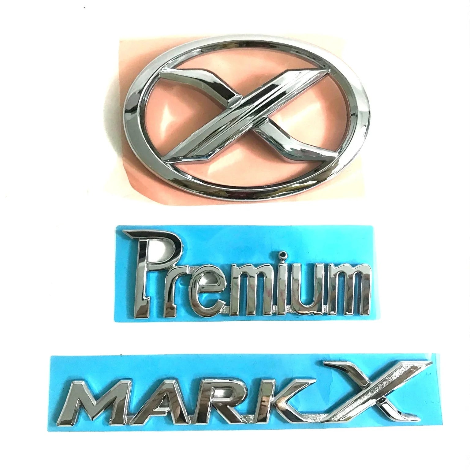 1 Pcs 3D ABS MARK X Emblem Premium Car Badge X Rear Truck Car Stickers Car Decor For Toyota MARKX MARK-X Car Accessories