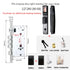 Fully Automatic WIFI APP 3D Face Recognition Smart Lock Fingerprint Biometric Card Key Digital Lock Home Smart Lock