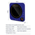 2.2KW Induction cooker 8 Gears Power Regulation Waterproof Touch Panel Stir-Fry Soup Stew 8 Menus Timer Electromagnetic cooker