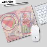 Laptop Mouse Mat for Office Home PC Computer Keyboard Cute Mouse Pad Kawaii Desk Pad Deskpad Gaming Desk Mats Gamer 22x18cm
