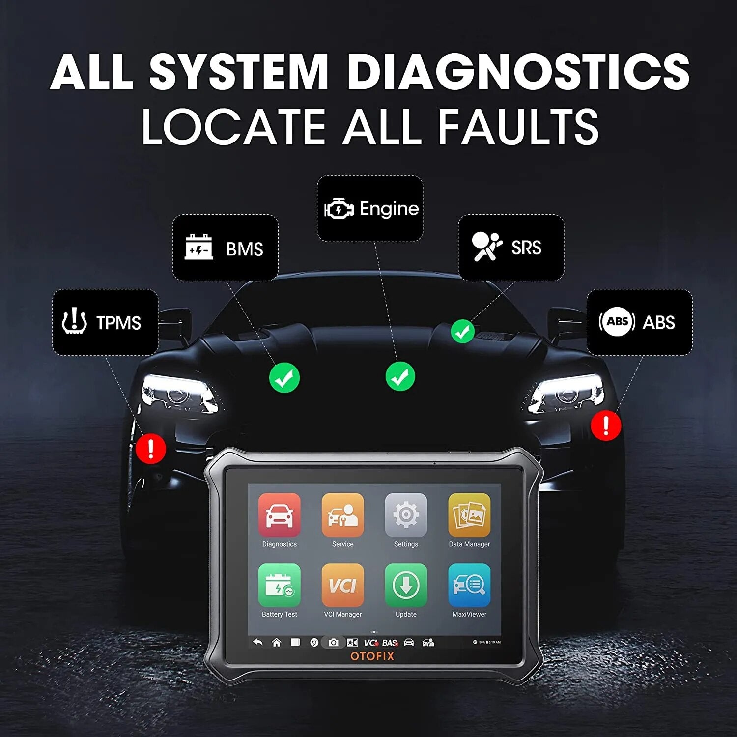 OTOFIX D1 Lite Bluetooth Diagnostic Tool OBD2 Scanner Car Code Reader DoIP CAN FD BUS Car Diagnostic Scanner 2 Years Free Update