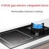 Gas-electric Dual-use Stove Household Embedded Induction Cooker Gas Stove Electric Stove Natural Gas Liquefied Gas