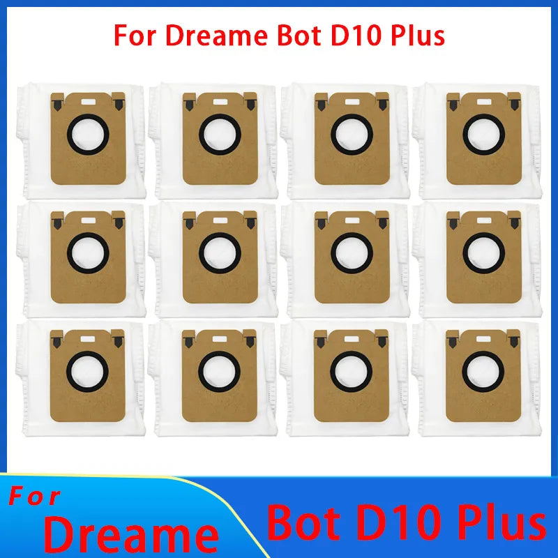 Dust Bag Dreame Bot D10 Plus Accessories RLS3D Robot Vacuum Cleaner Bags Dirty Bag Replacement Spare parts