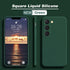 S23 S22 Ultra Plus Case Square Liquid Silicone Phone Case For Samsung Galaxy S23 S22 Ultra Plus S23Plus S23Ultra Soft Back Cover
