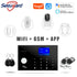 WiFi GSM Alarm System Tuya Smart Home TFT Screen RFID APP Touch Keyboard House Burglar Security Alarm Support Voice Switching