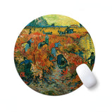 Wheatfields Under A Clouded Sky Van Gogh Mouse Pad Office Computer Non-Slip Thickened Surface for The Mouse Personalized Deskpad