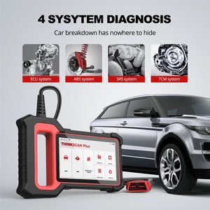 THINKCAR THINKSCAN PLUS S5 S6 Car Diagnostics OBD2 Scanner ECM ABS SRS TCM Engine System Code Reader Automotive Scan Tools