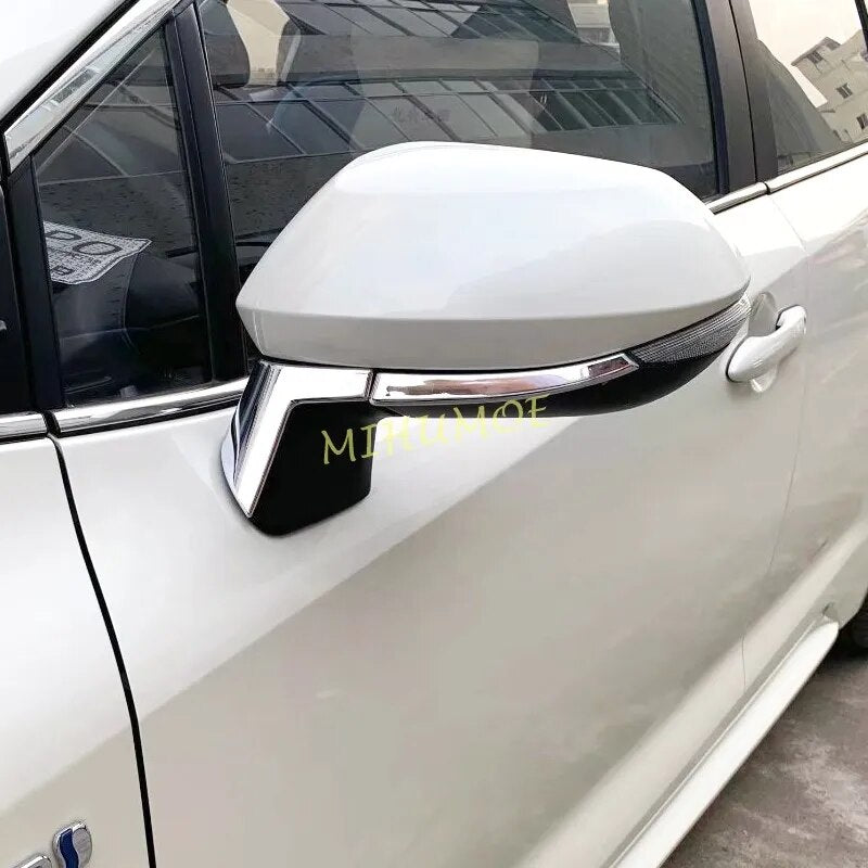 Chrome Side Rearview Mirror Trims Cover Strips For 2019-2022 Toyota Corolla Sport Hatchback Sedan Touring Suzuki Swace