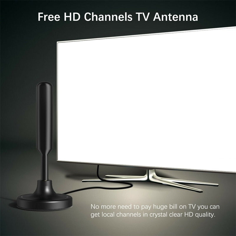 Mayitr HD TV Indoor Digital Antenna 360 Degree Reception Stable Long Range 300 Mile For ATSC DVB-T DVB-T2 ISDB