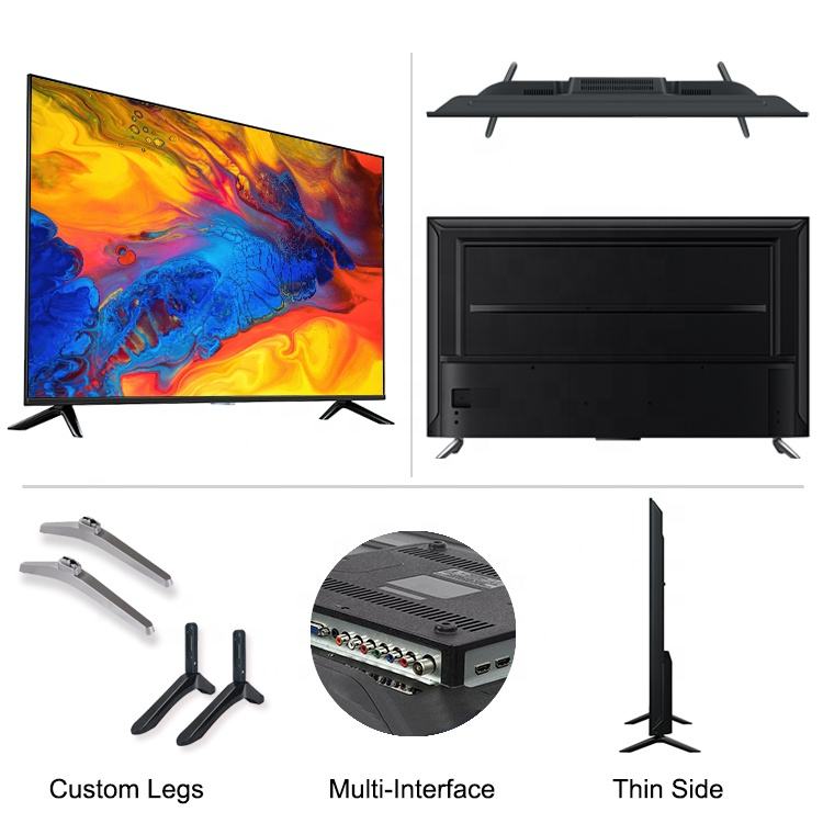 Chinese 42 inch Smart Tv Android LCD LED TV Factory Cheap Flat 4K UHD Televisions Best smart HD LED tv