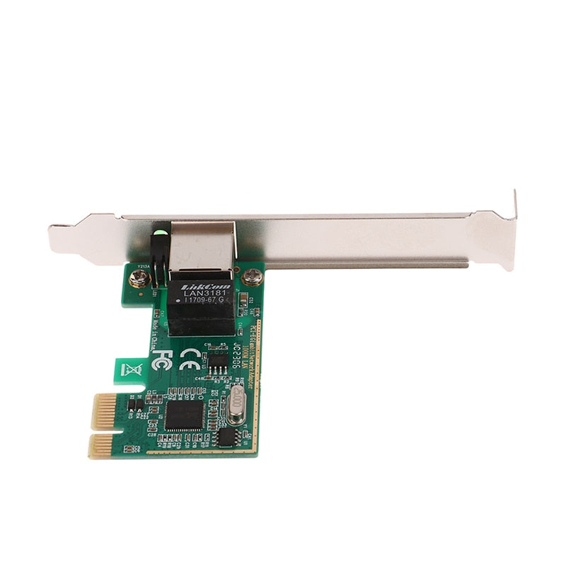 1000Mbps Gigabit Ethernet PCI Express PCI-E Network Card 10/100/1000M RJ-45 RJ45 LAN Adapter Converter Network Controller